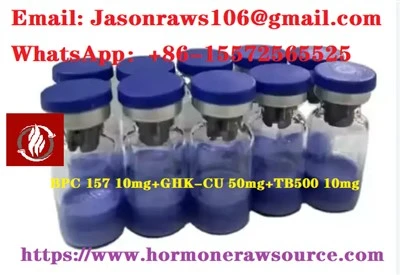 BPC157 10mg+GHK-CU 50mg+TB500 10mg Totalt 70mg/hetteglass for kroppsbygging